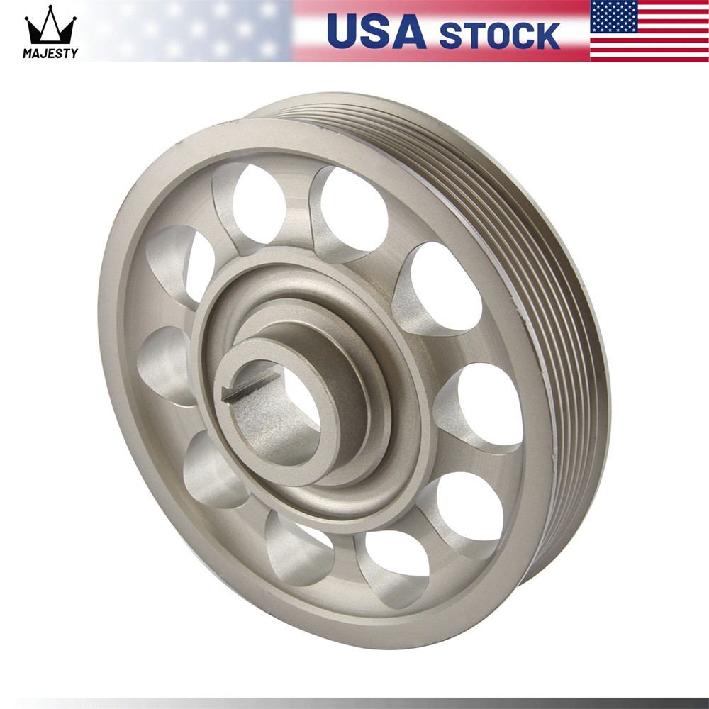 Racing Light Weight Crank Pulley For Honda Civic K20 K24 Acura Integra RSX TSX