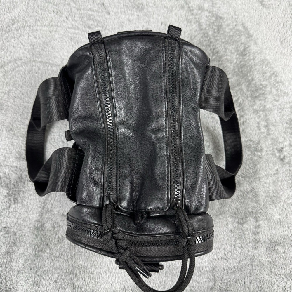 Fabletics Mini Duffel Gym Bag Black with Zipper Workout