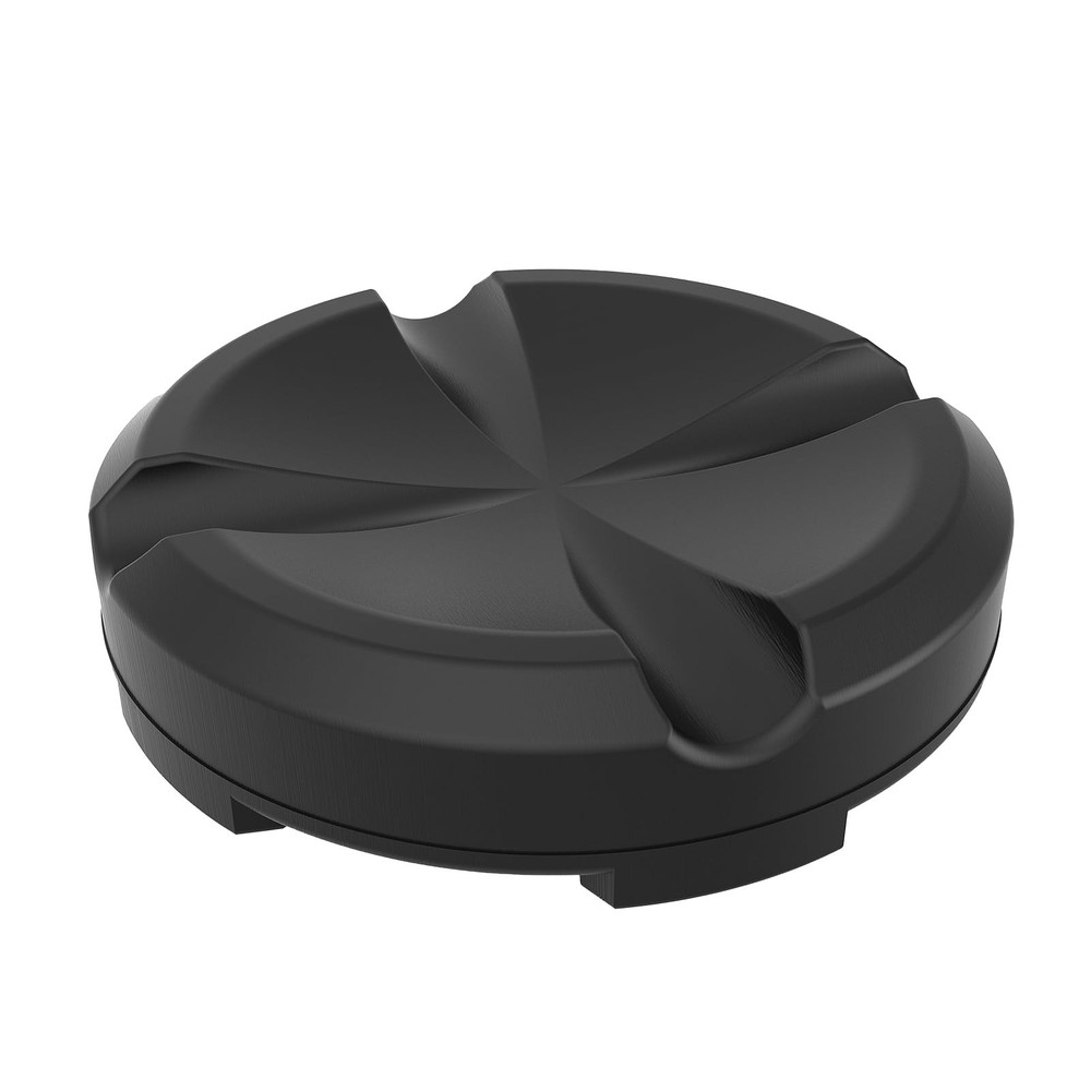 JACK BOSS Jack Pad Weld Side Frame Rail Protector Puck/Pad, One Pack, Black