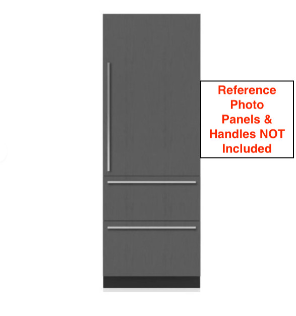Sub-Zero 30" Designer Over-and-Under Refrigerator - Panel Ready Model - DET3050R