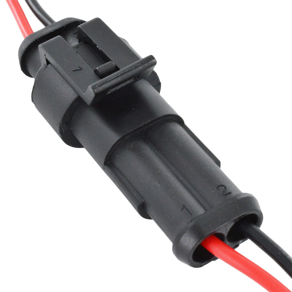 20PCS 2Pin Way Car Waterproof Male Female Electrical Connector Plug Wire Kit Set