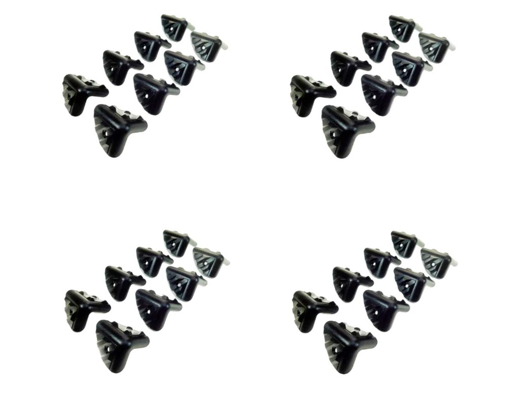 32 Stackable TCH 502-1455900 Small Plastic Stacking Cabinet Corners W/Screws