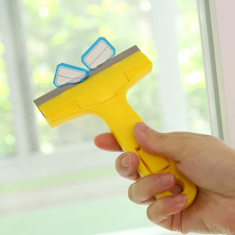 Razor Blade Scraper,Paint Scraper Glass Tool with 20 Extra...