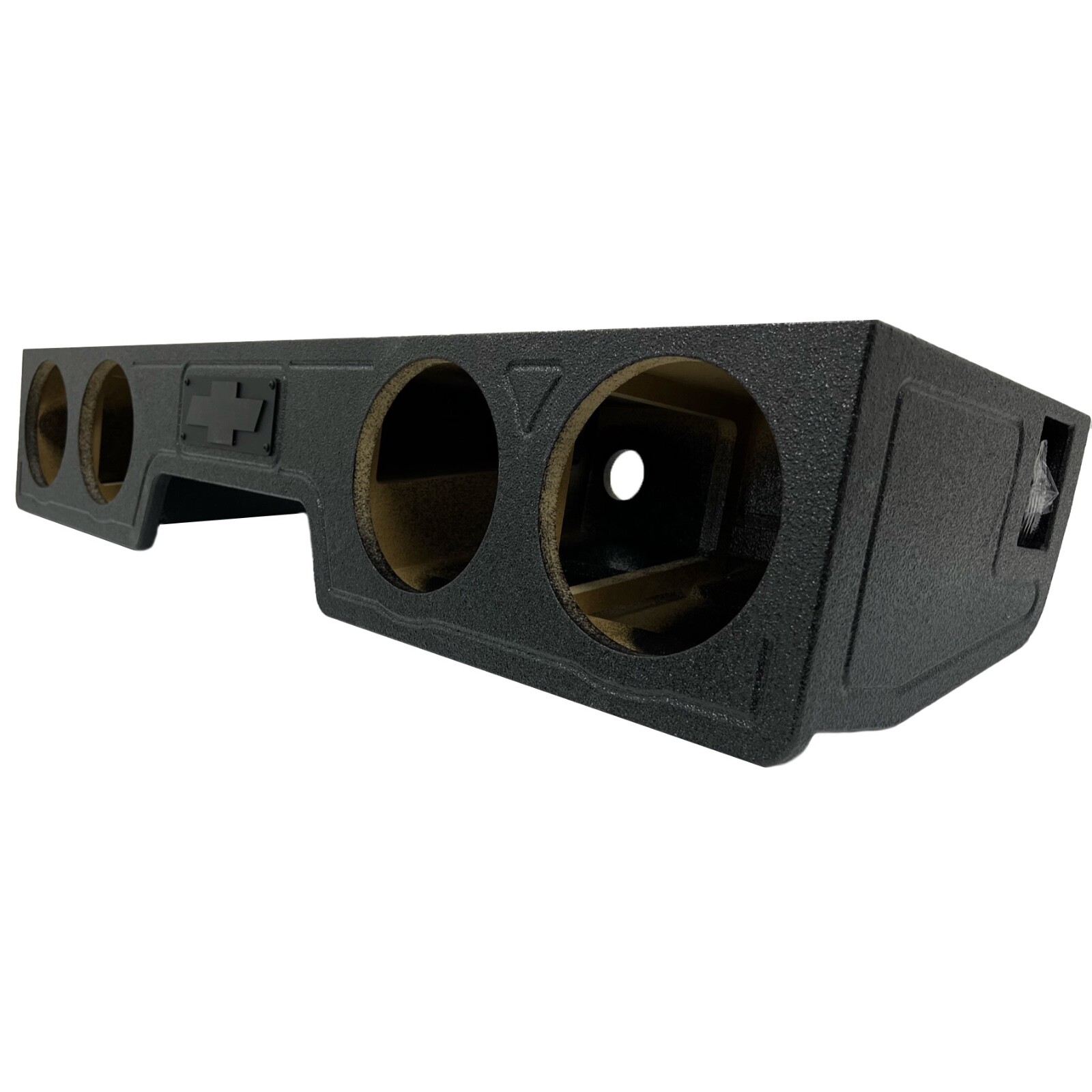 Sub Woofer Box Chevy Silverado 99-06 Ext Cab 4x8 Woofers Front Fire Ported