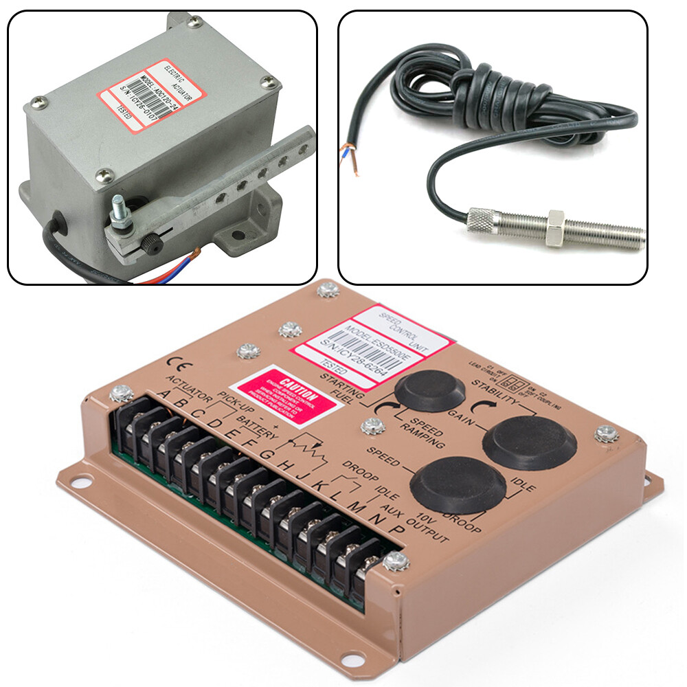 12V Governor ESD5500E Series Electronic Engine Speed Controller +ADC120 Actuator