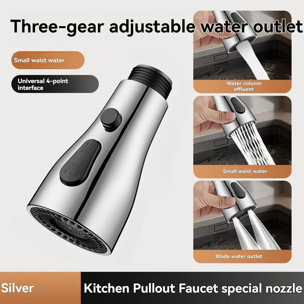Kitchen Faucet Head Replacement Pull Down Sprayer for Moen Delta & America New