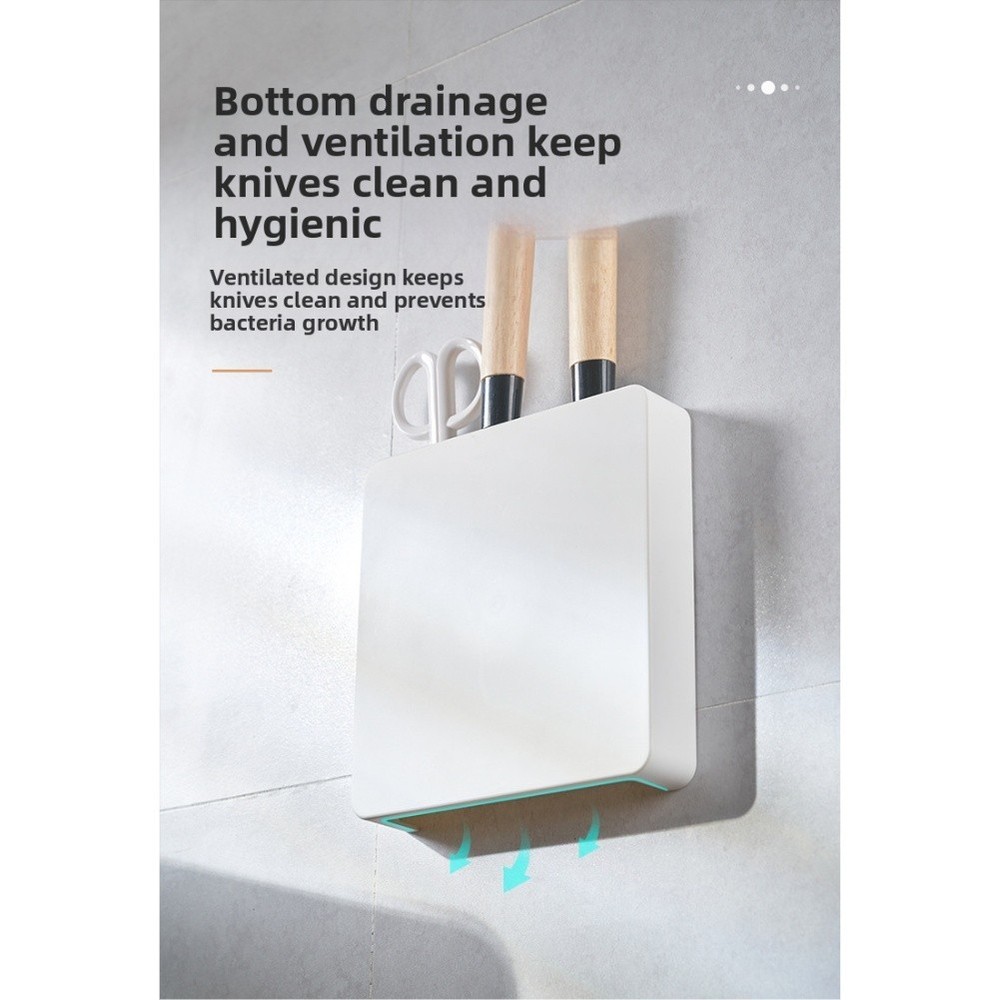 Space Saving Wall Mounted Rack Household Tool Storage Shelf Dust Proof Design