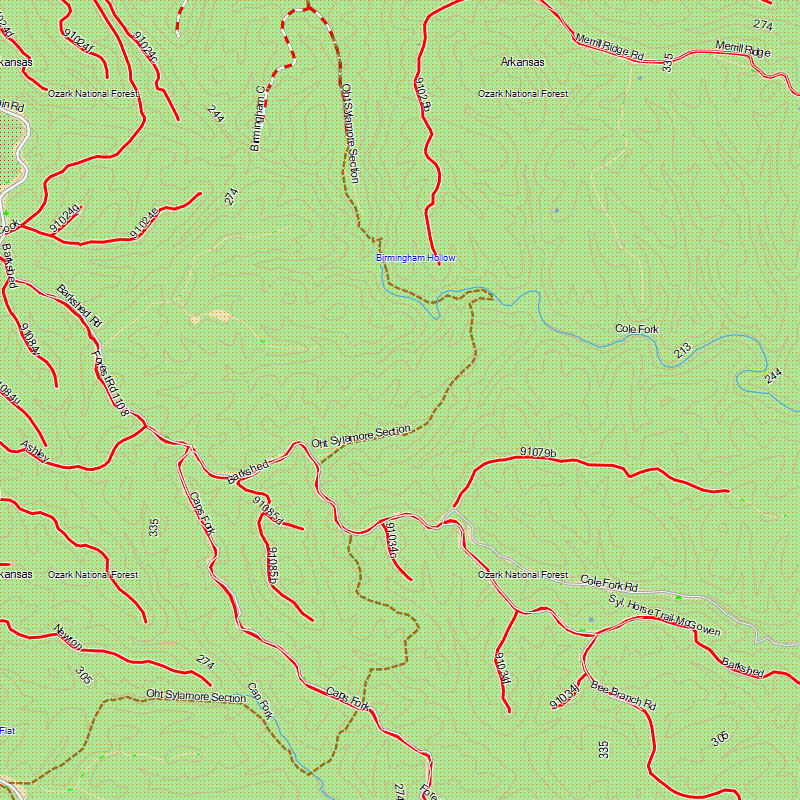 TrakMaps OHV US South - Garmin GPS Map