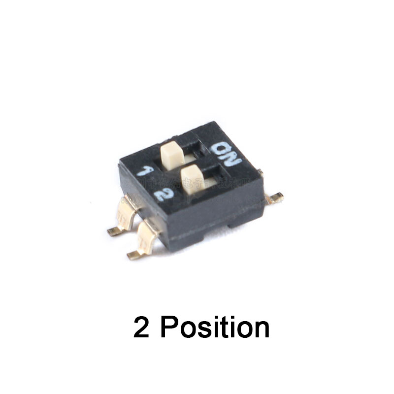 SMD Slide Dip Switch Module Pitch 2.54mm 1/2/4-8 Position SPST SMT Toggle Switch