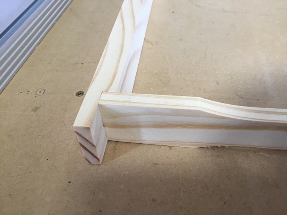 2 pack- assembled Layens frames with wire- ready for starter strip; made by hand