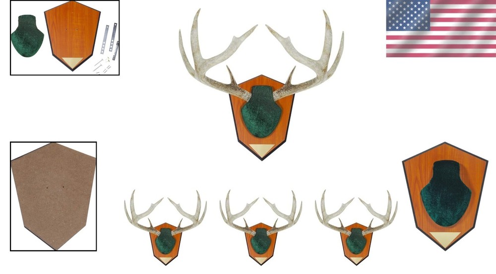 Antler Mounting Kit with Engraveable Plaque