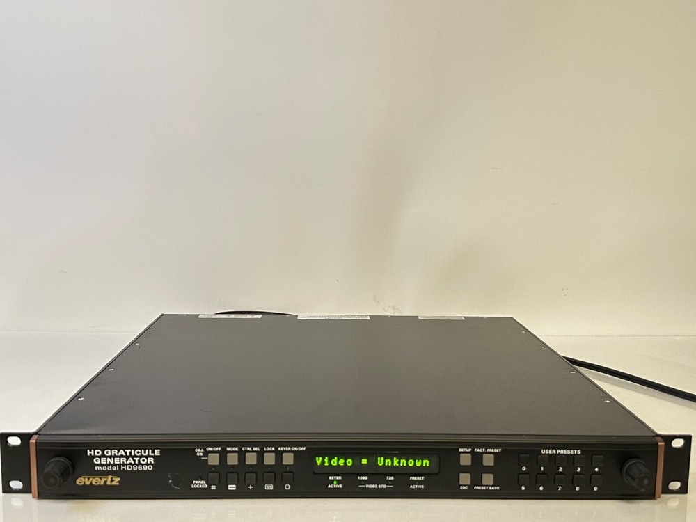EVERTZ HD9690 HD GRATICULE GENERATOR