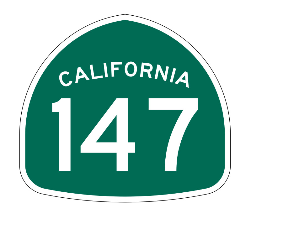 California State Route 147 Sticker Decal