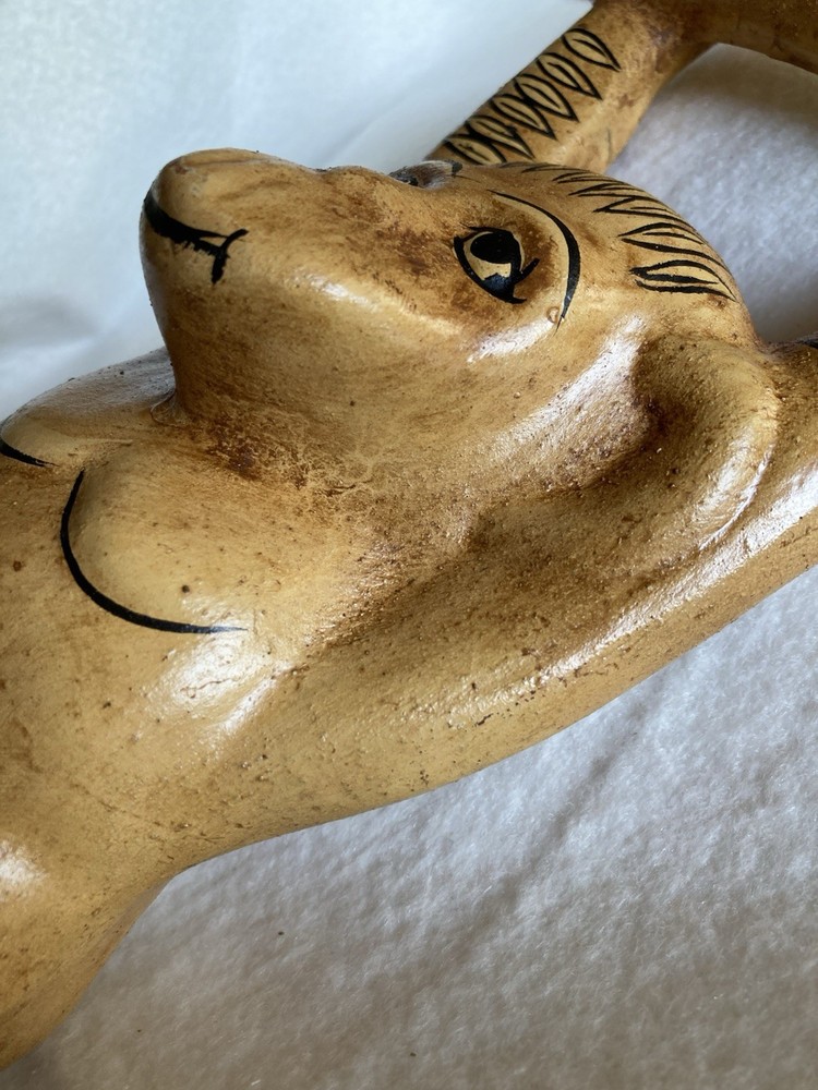 Vintage Ceramic Monkey Wall Decor MCM 13” UNIQUE!!