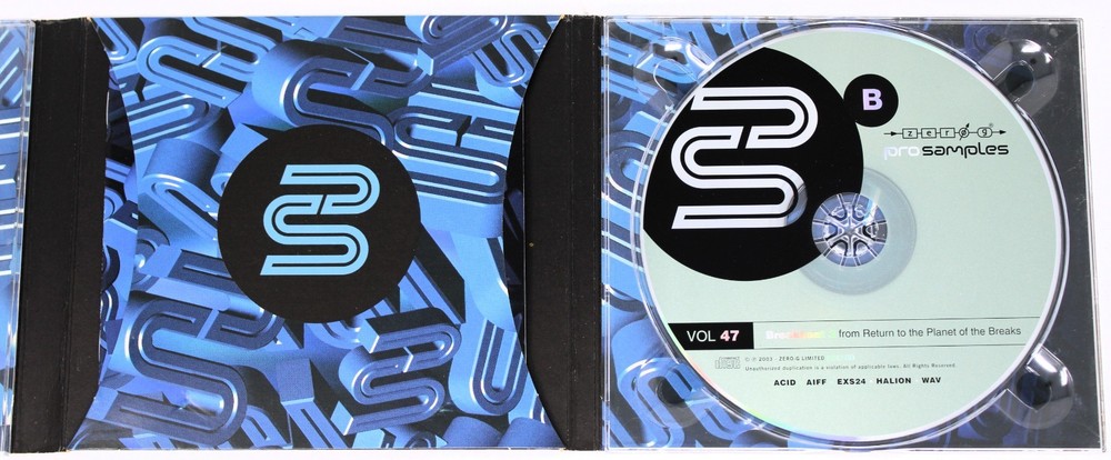 Zero-G Pro Samples 47 Breakbeat 3 Sample/Sound Library/Sampling Double CD