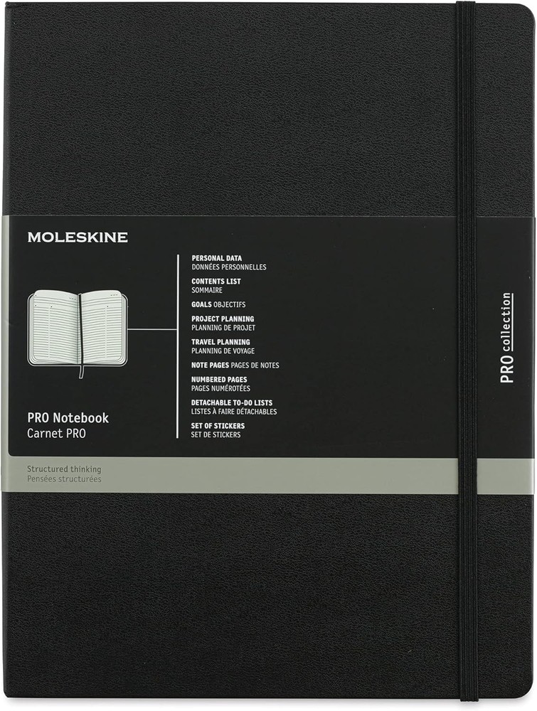 Profal Notebook, XL, Bla, Hard Cover