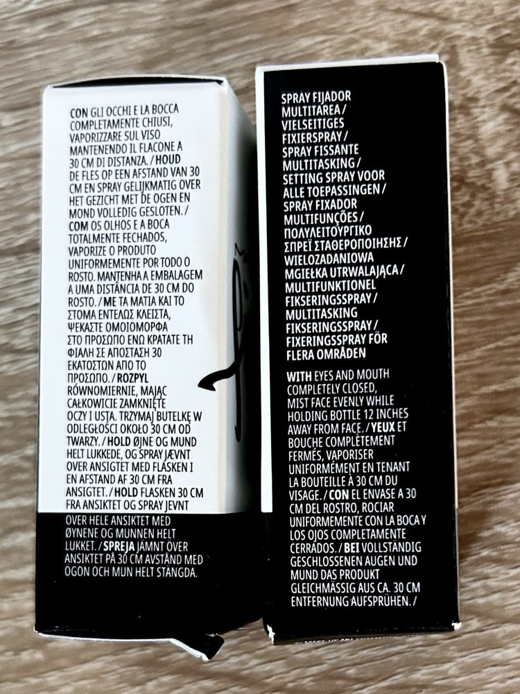 2 - MAC Fix+ Multitasking Setting Spray samples 4ml / 0.14 fl oz each