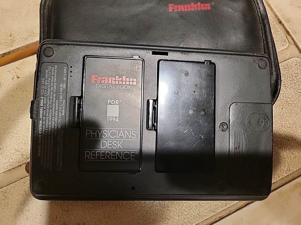Franklin Digital Book System Model DBS-2 w/ physicians desk reference