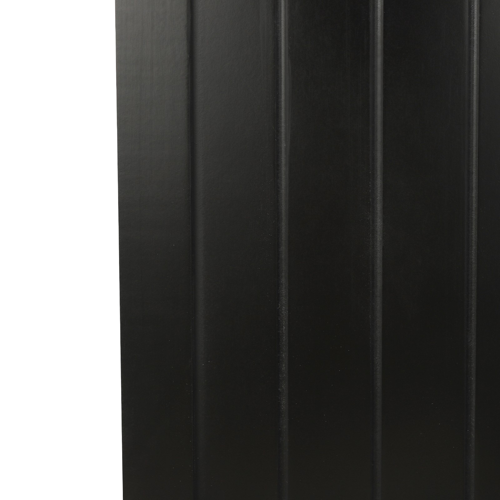Black Entrance Partition Swing Solid Wood Door Pine Wood Partition Door for Shop