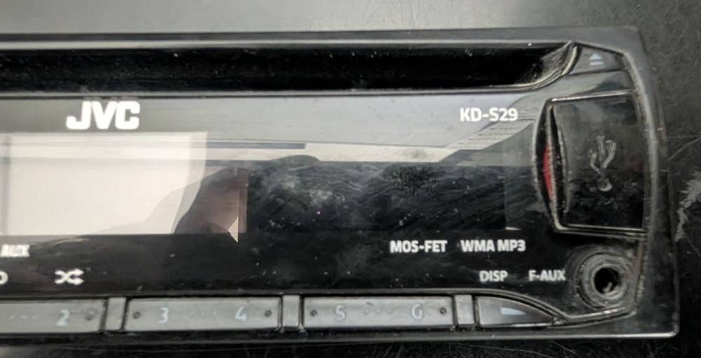 JVC KD-S29 FACEPLATE ONLY
