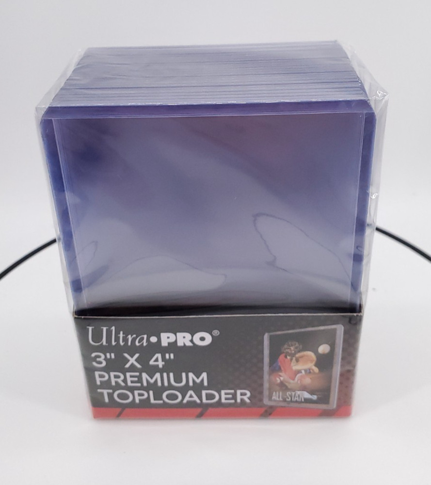 Ultra Pro 3 X 4 Premium Toploader 25 pack