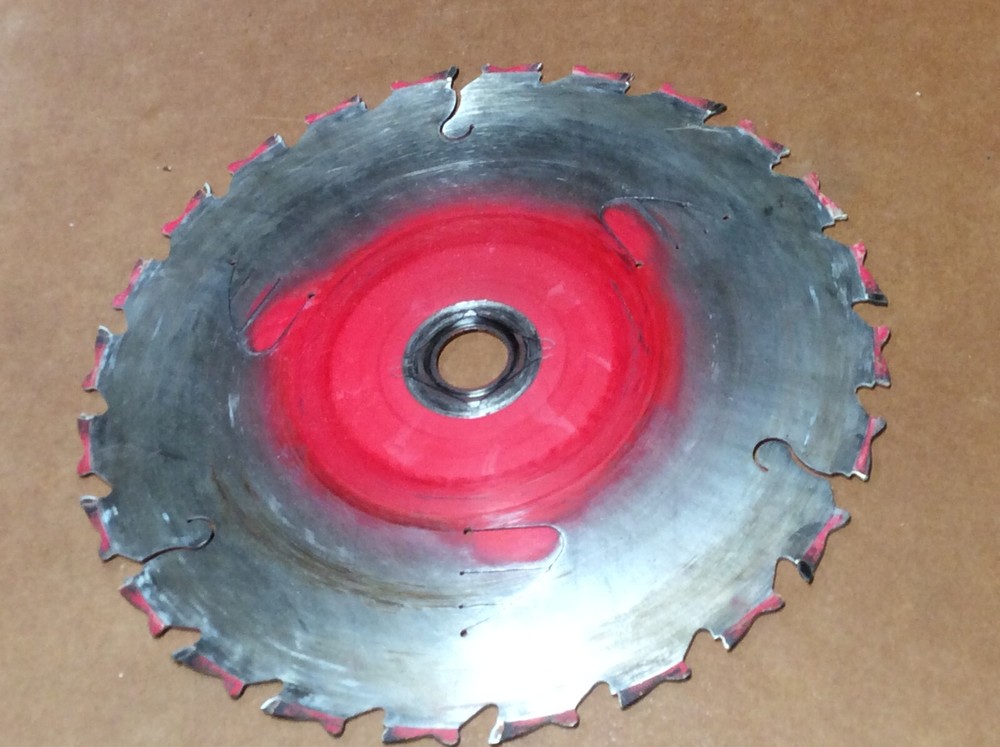 Decorative 7" Rustic Saw Blade