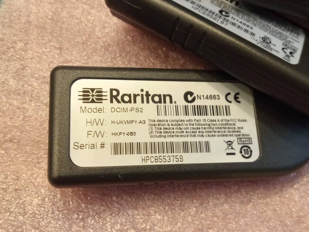 Lot of 4 Raritan DCIM-PS2 Computer Interface Modules