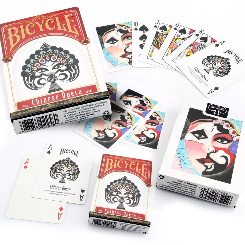 Bicycle Opera Playing Cards Mask Peking Chinese Beijing Xiqu New Year USPC 2015
