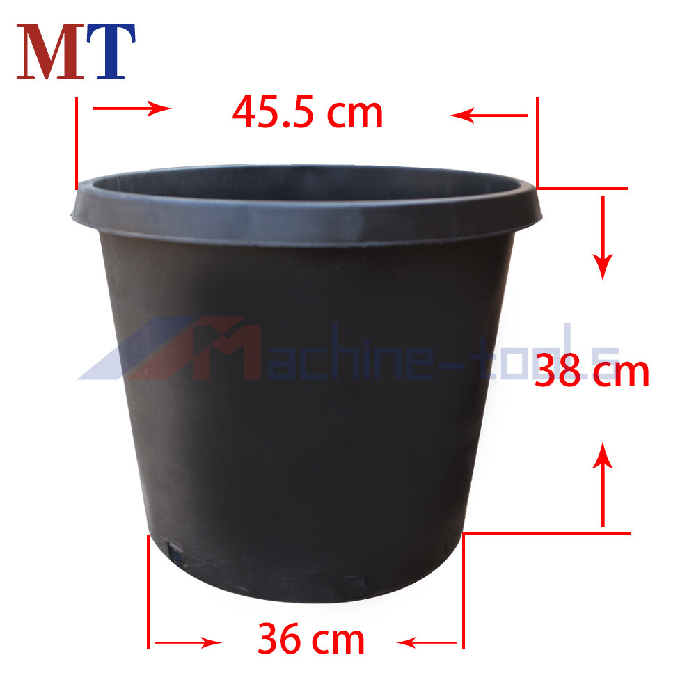 10 Pack 15 Gallon Plastic Nursery Pots Heavy Duty Garden Plant Nutrition Pot