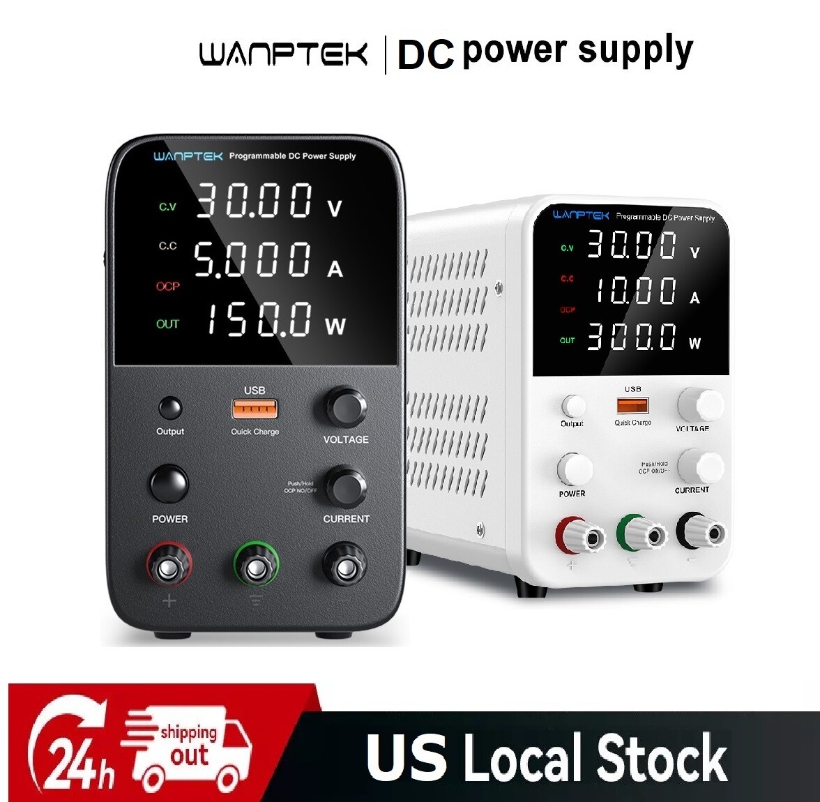 Adjustable DC 0-30/60/120V 0-2/3/5/10A Lab Power Supply Variable Bench Switching