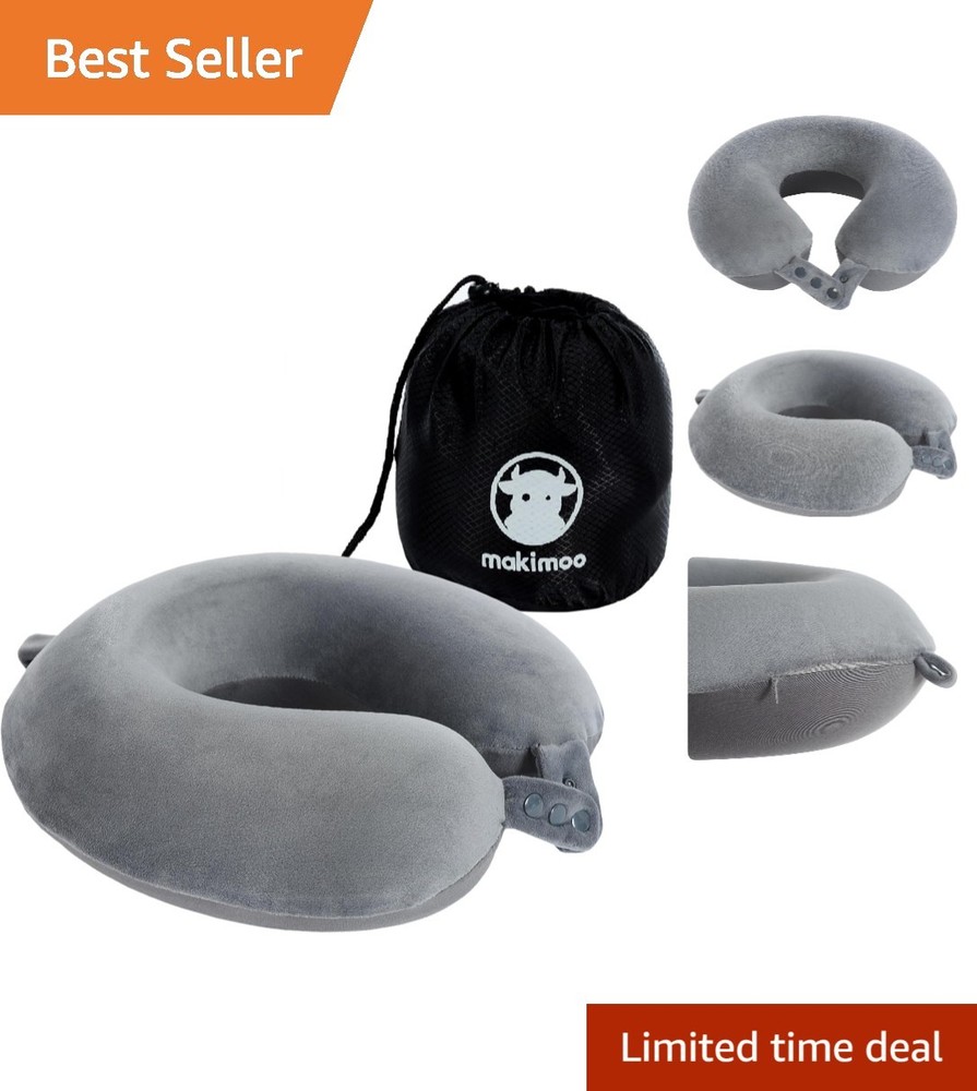 Ultimate Neck & Head Support Travel Pillow - Soft, Adjustable & Lightweight