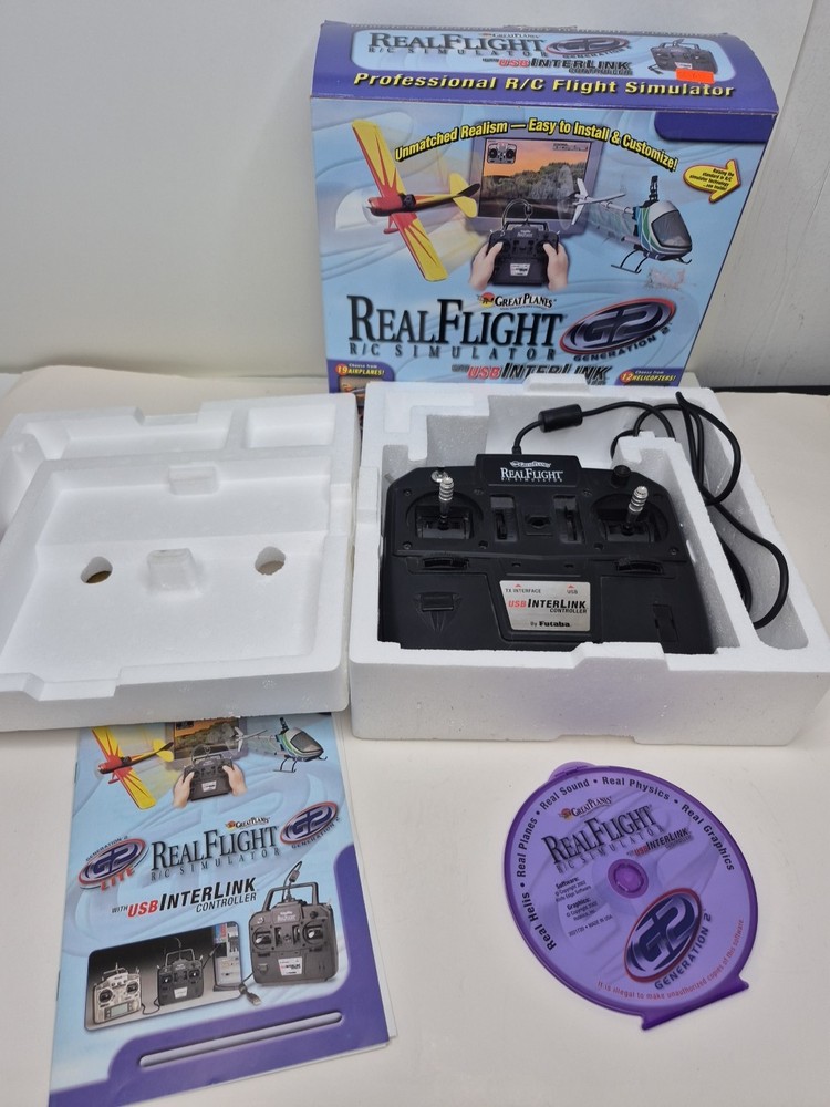 Great Planes RealFlight R/C Flight Simulator With USB Interlink Controller