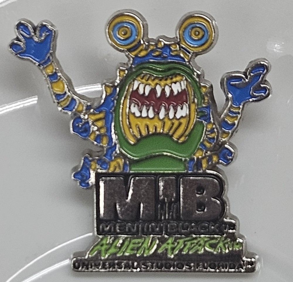 UNIVERSAL STUDIOS FLORIDA Men In Black Alien Attack Pin 2002