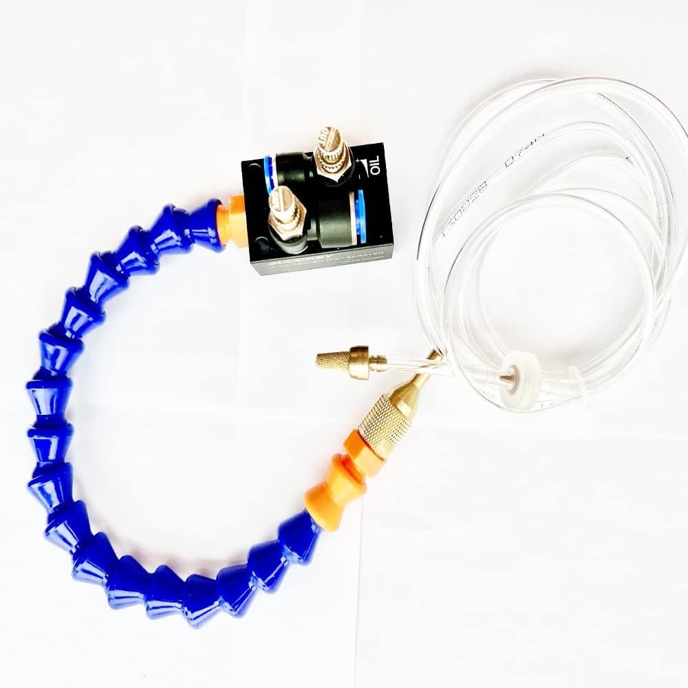 Mist Coolant Lubrication System - Adjustable Nozzle for CNC & Drills