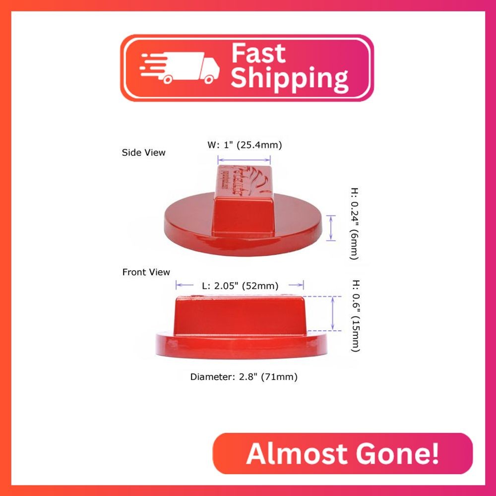 Potauto Universal Aluminum Jack Pad Jacking Puck Adapter Support Compatible with