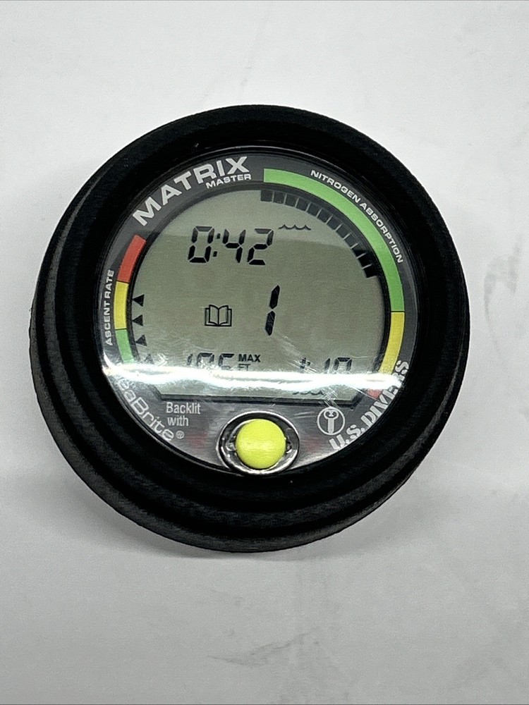 U.S Divers/ Aqualung Matrix Master Dive Computer Pod Hose Mount. Tested.