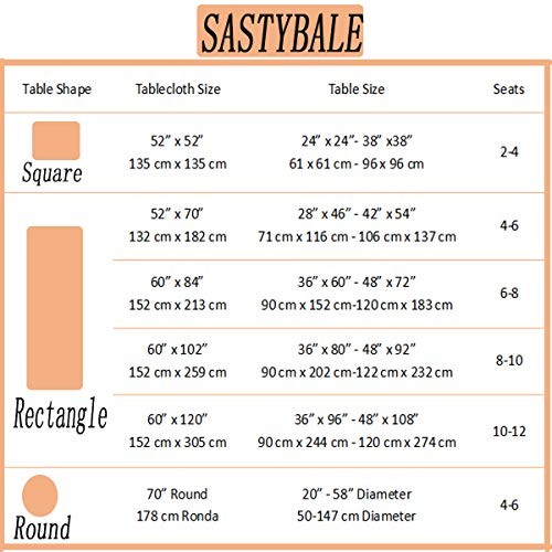Rectangle Tablecloth Checkered Style Polyester 70" x 52" (Rectangular) Red