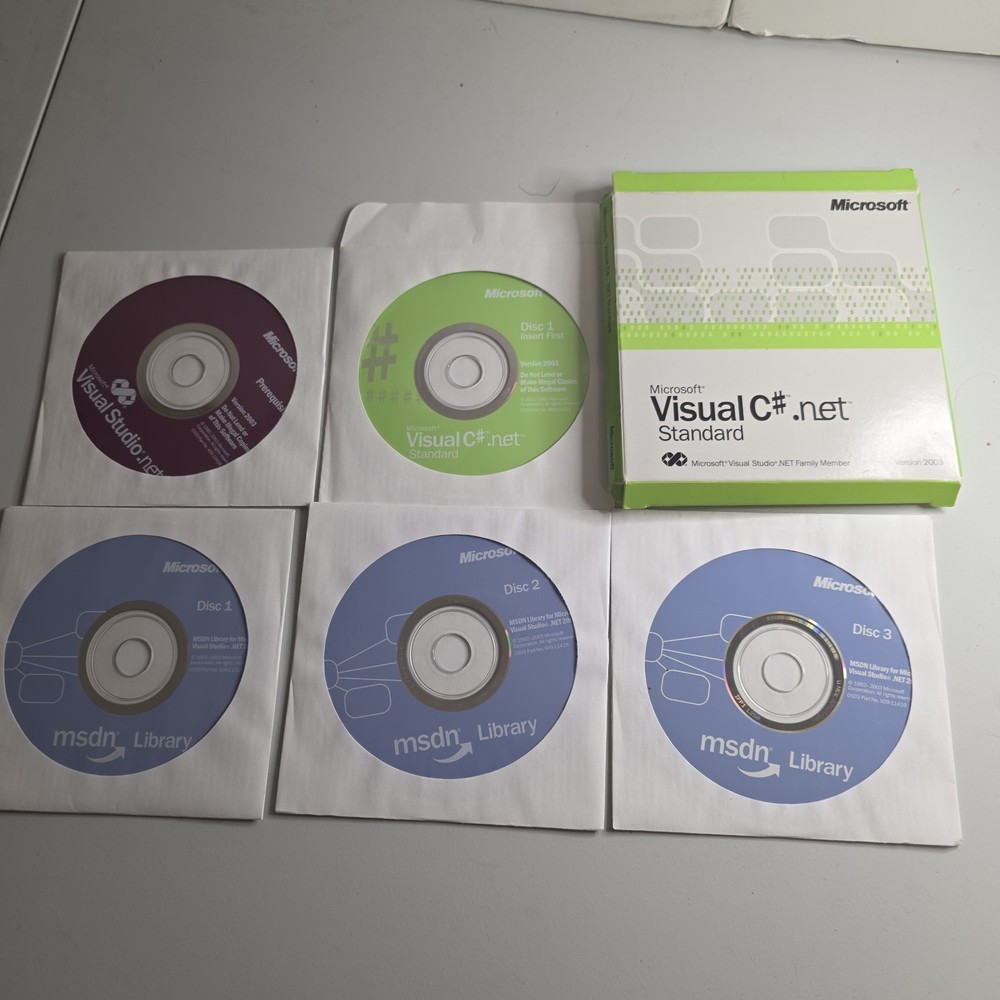 Microsoft Visual C# 2003 Standard - Windows - X09-11919