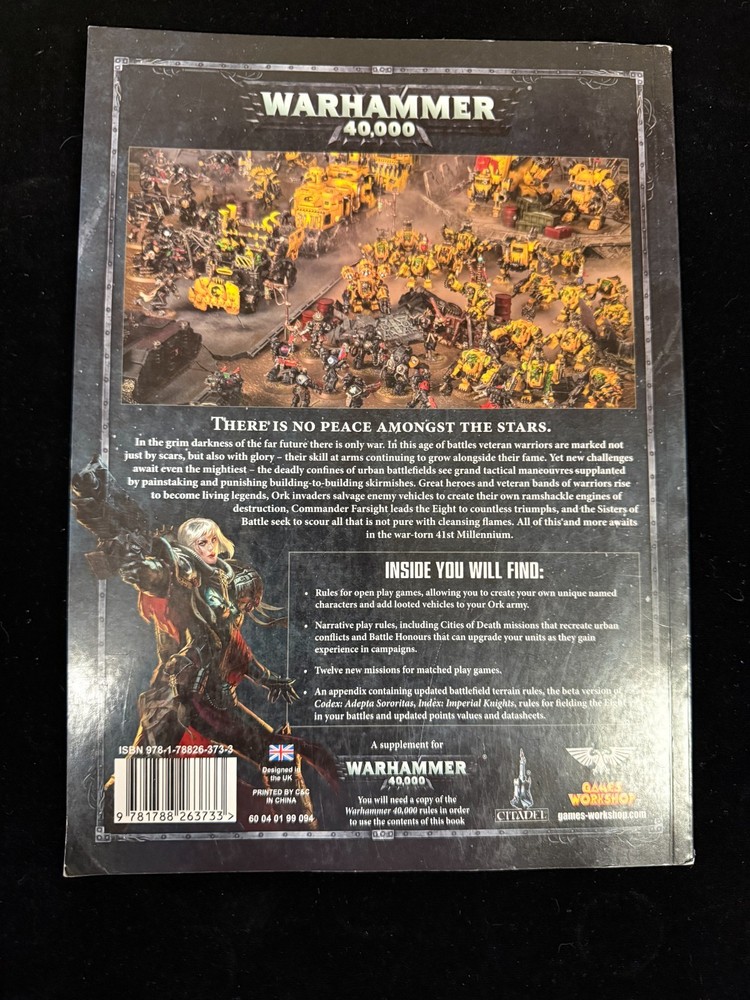 Games Workshop Warhammer 40k Chapter Approved 2018 Edition Lot A Rulebook Codex