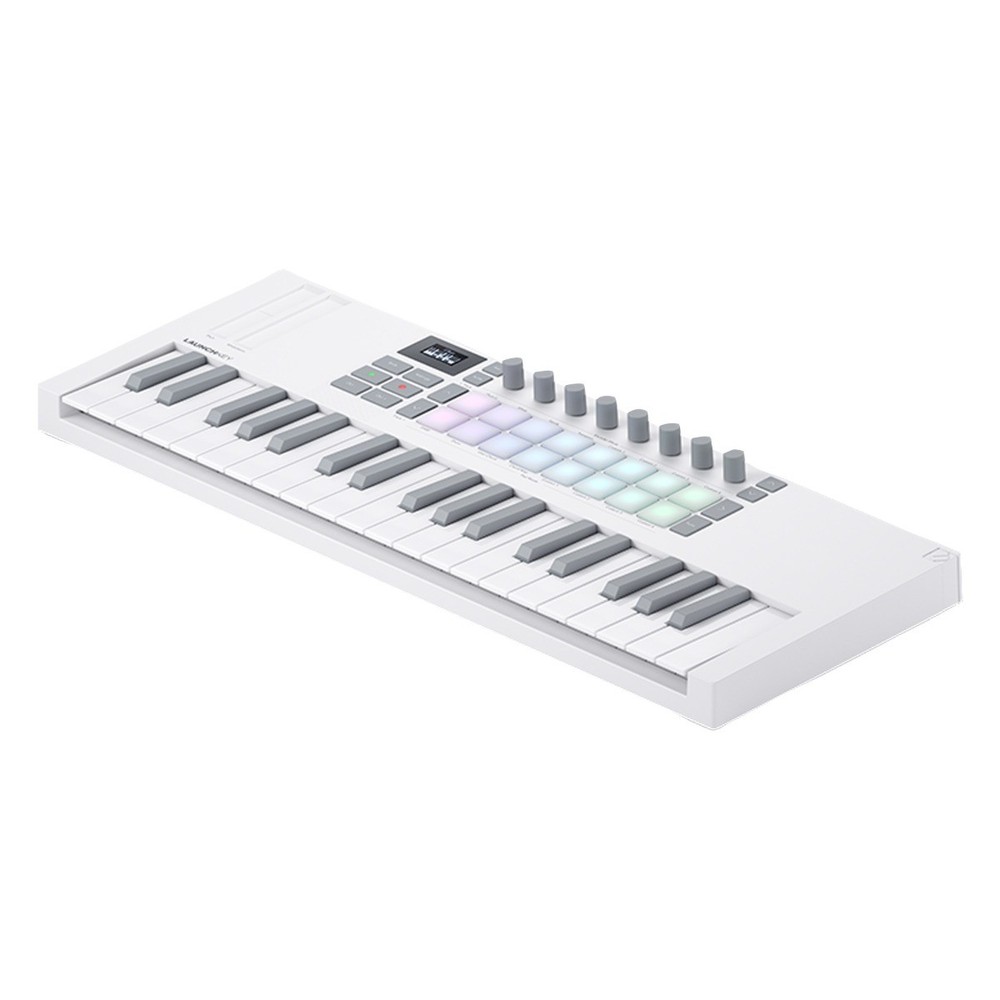 Novation Launchkey Mini 37 MK4 White 37-Note Mini Controller Keyboard