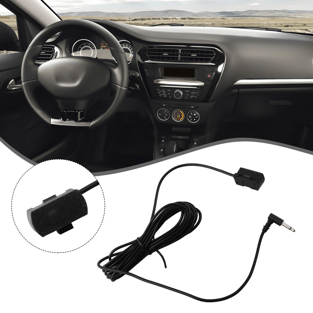 Direct Installation 3.5mm Microphone Car Roof Panel Mic Practical And Reliable