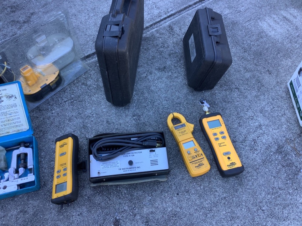 LARGE HVAC TOOLS, SUPPLIES, MATERIALS LOT