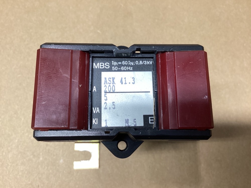 MBS Current Transformer ASK 41.3 #137L72