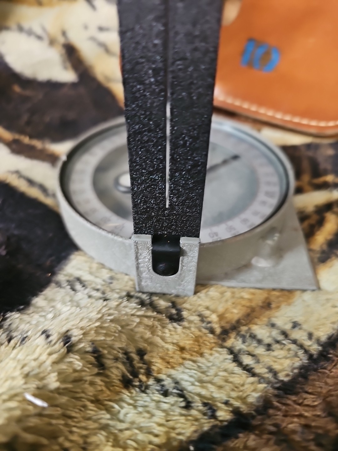 Vintage Antique Surveyors Compass Warren Knight Co Philadelphia PA W/pouch