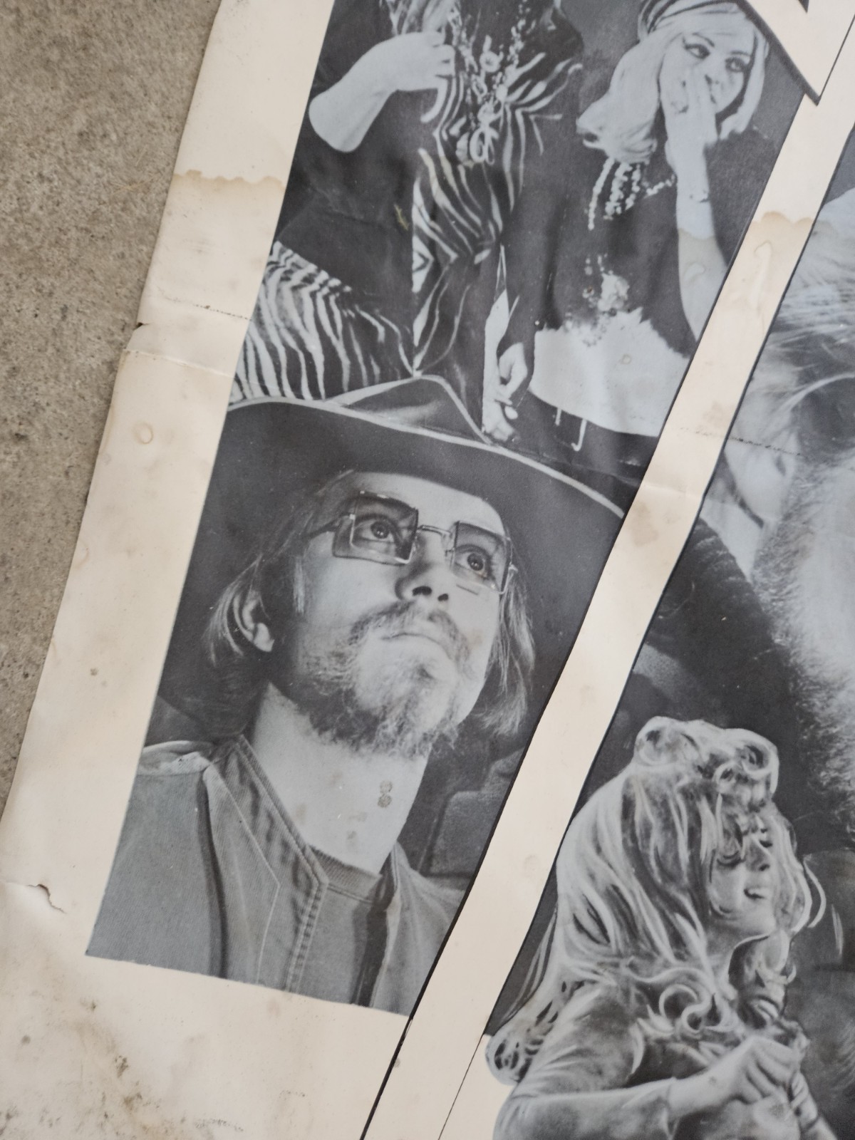 Vintage Original Riot On Sunset Strip 1967 Movie Film Poster SEE DAMAGE RARE🌴🎬