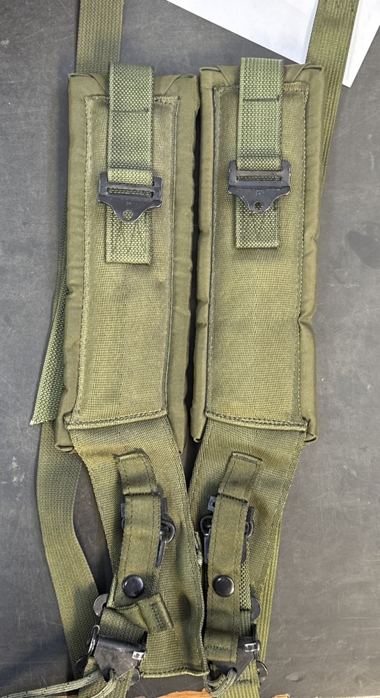 USGI LC-2 OD ALICE PACK QUICK RELEASE SHOULDER STRAPS(227MG)