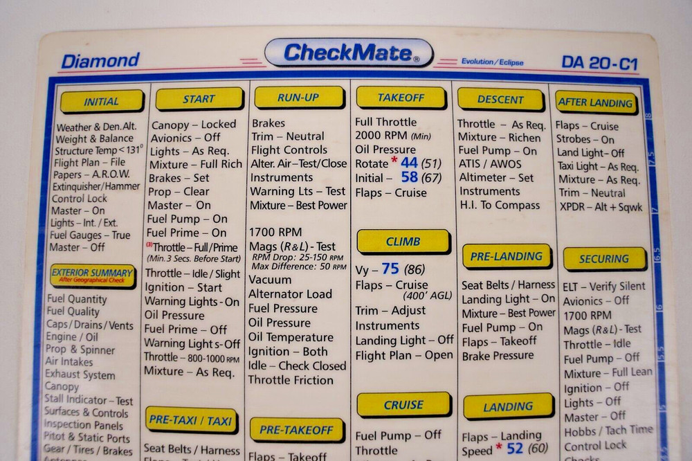 Used Diamond DA 20-C1, Evolution/Eclipse Standard Size CheckMate