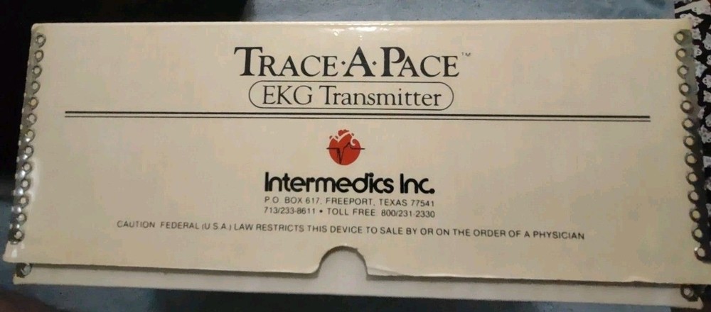 Vintage Trace A Pace EKG Transmitter U Use with A House Phone Intermedics INC