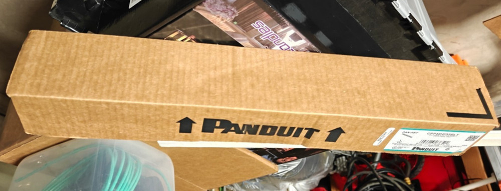 Panduit Mini-com 48 Port Network Patch Panel - 48 X Rj-45 CPP48HDWBLY