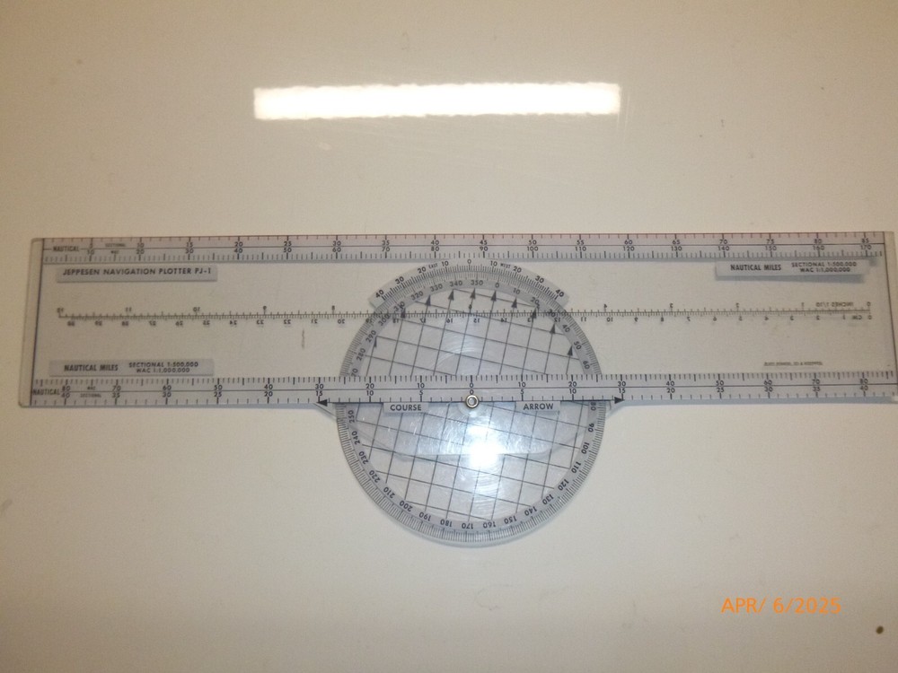 Jeppesen PJ-1 Rotating Azimuth Plotter